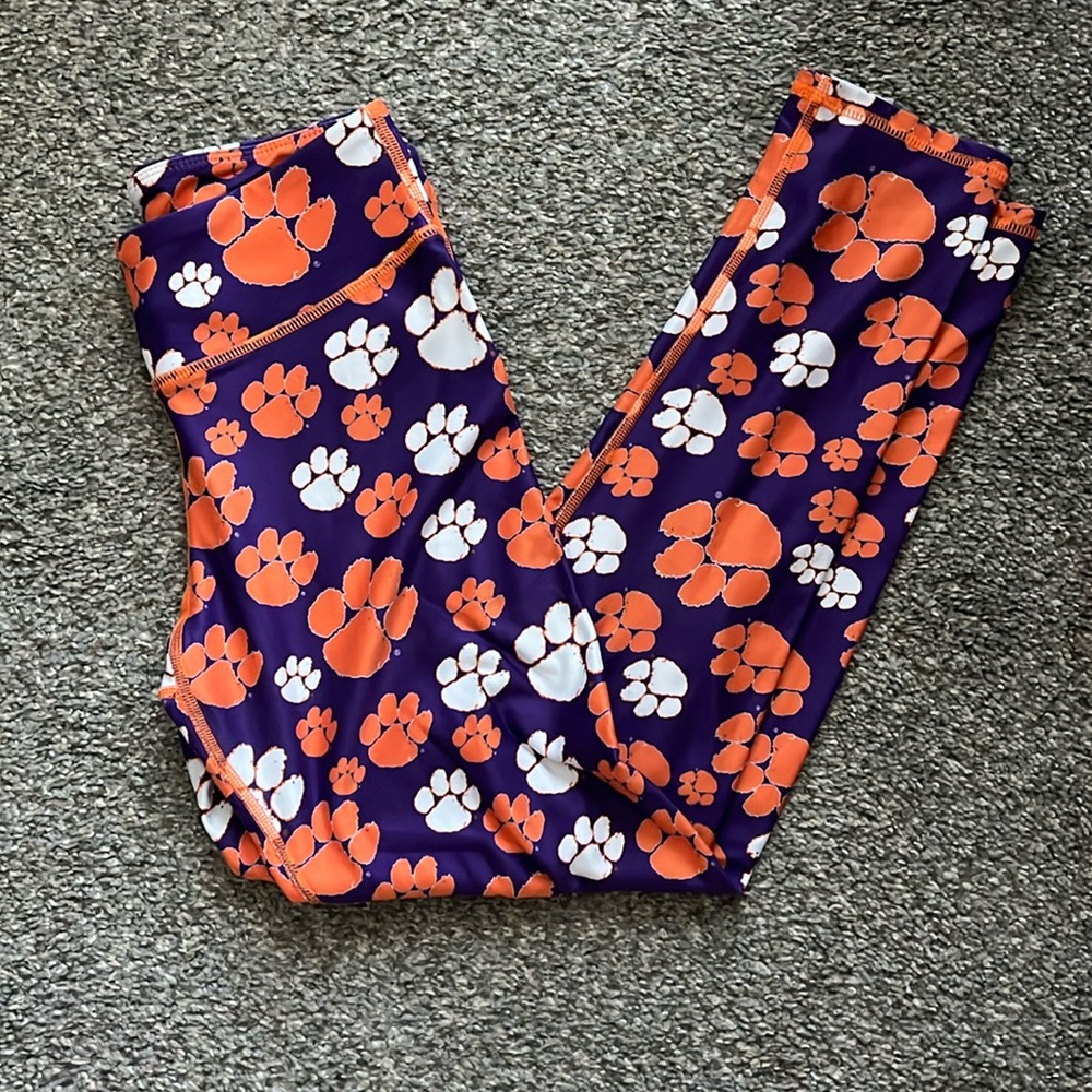 NWOT Clemson Youth Leggings, size L